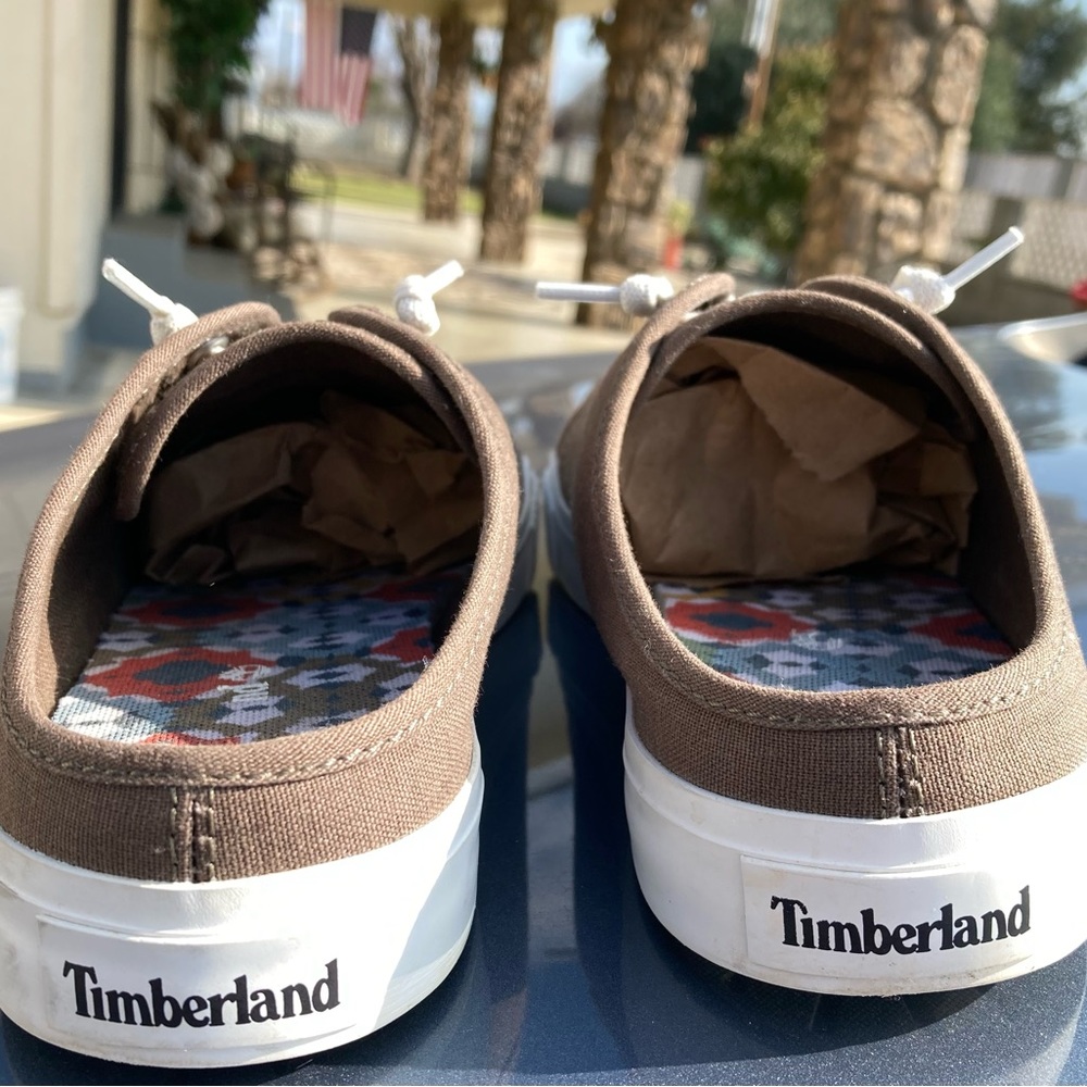 Timberland Mules, Brown, size 9W